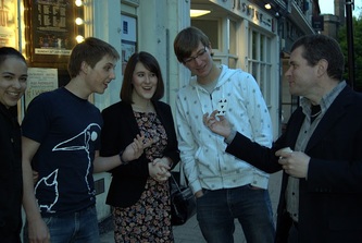 Four people in Windsor high street