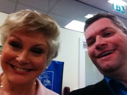 Me with Angela Rippon