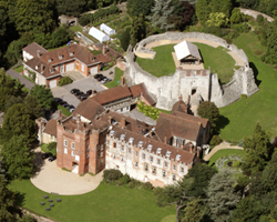 Farnham Castle from the air
