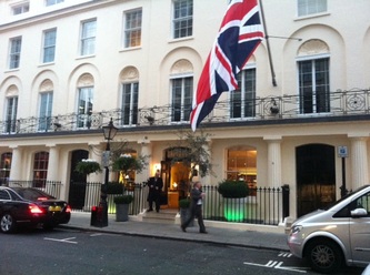 Posh London hotel