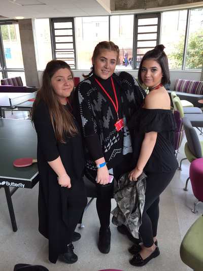 Three female students